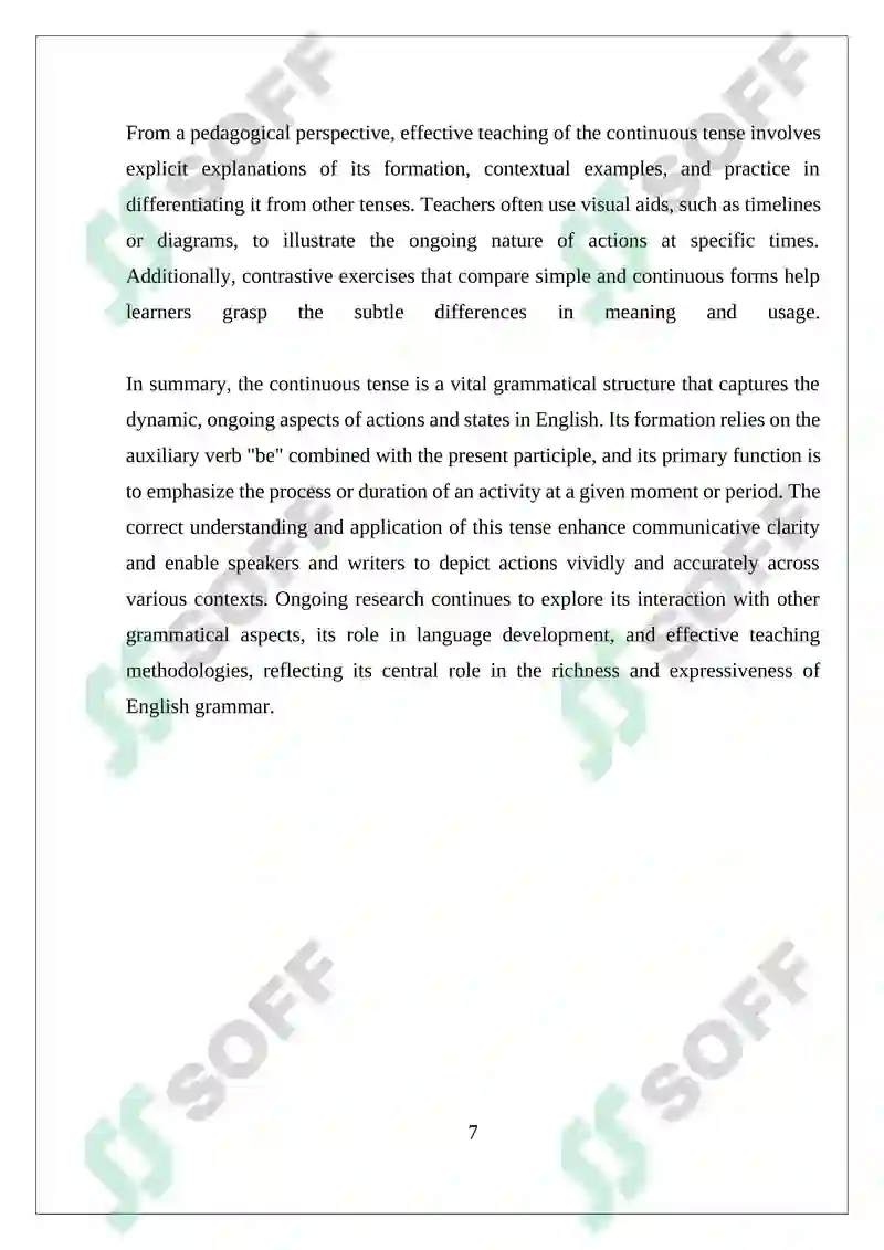Continuous Tense 7