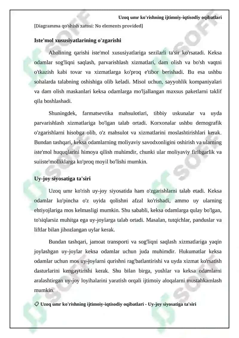 Uzoq umr ko'rishning ijtimoiy-iqtisodiy oqibatlari 7