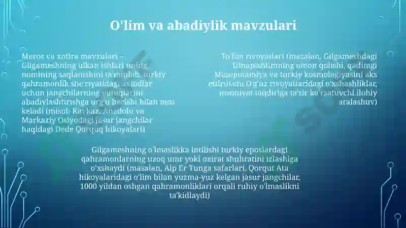 Gilgamesh dostoni 7