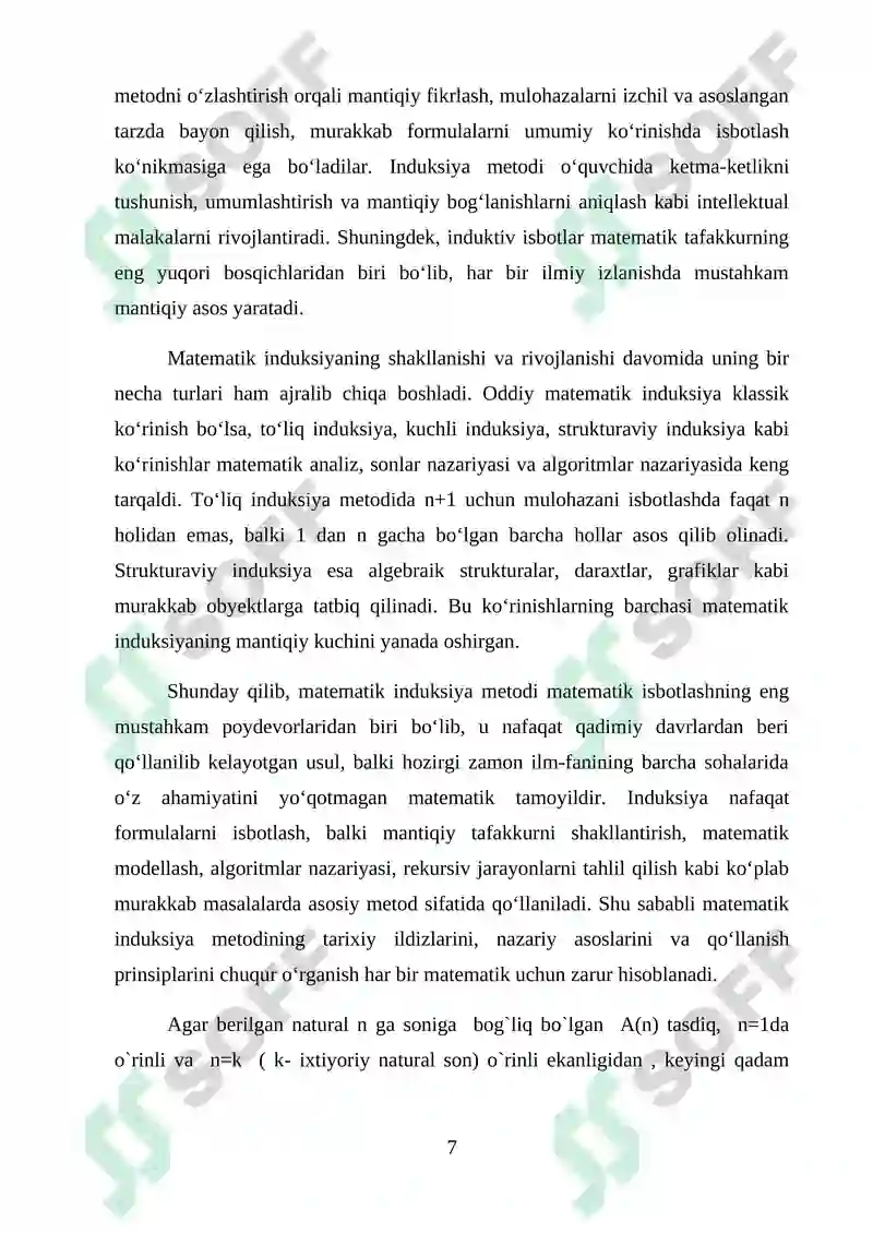 Matematik Induksiya Metodi 7