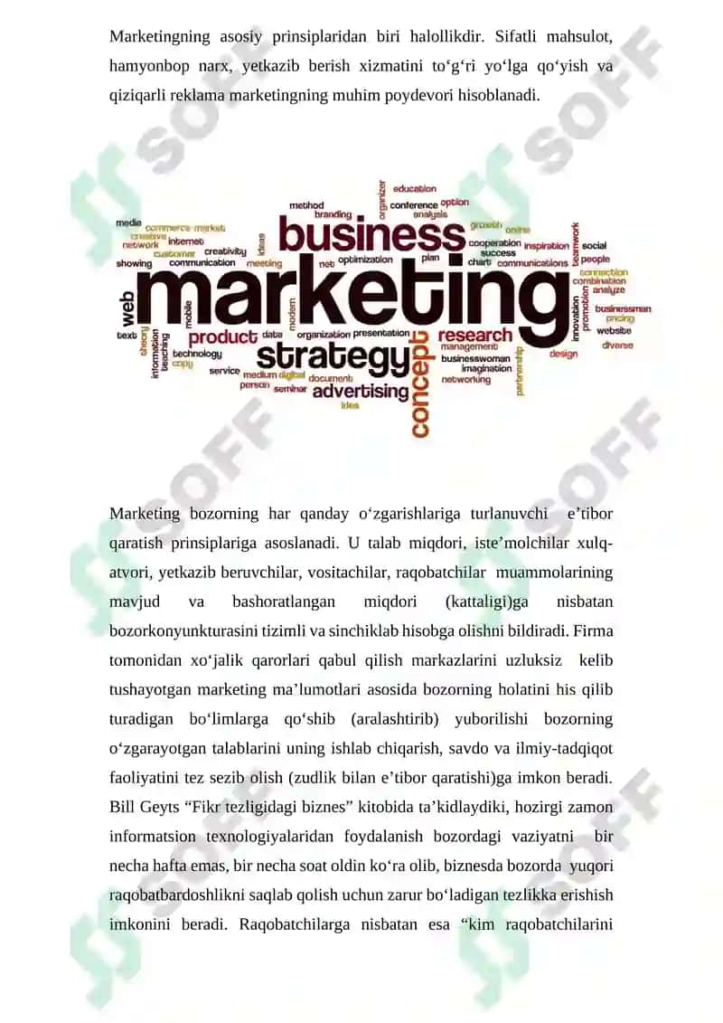 Biznesni tashkil etishda marketing 7