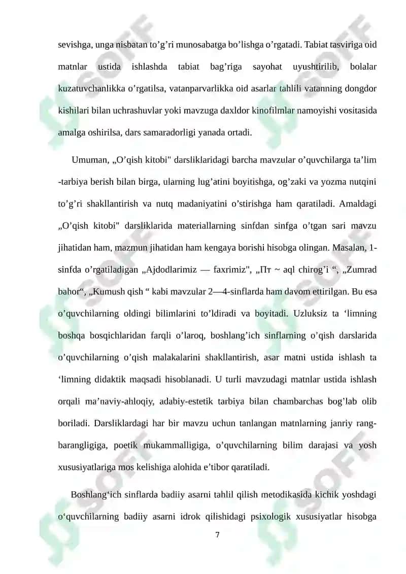 O’qish darslarida hikoya o’tish uslubiyati 7