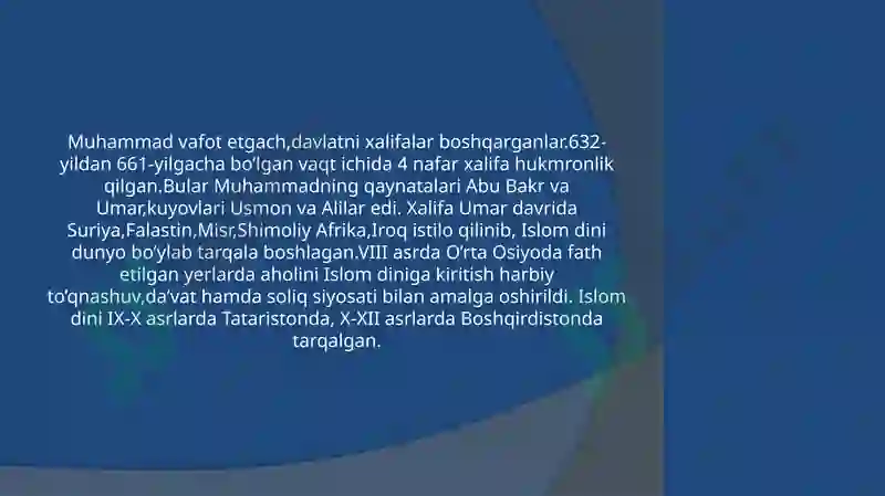 Islomdini Sivilizatsiyasi 7
