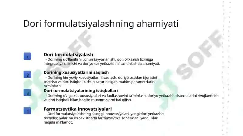 Absorbtsiya usullarini farmatsevtika sanoatida qo‘llanilishi 8