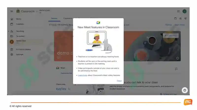 Введение в Google Classroom 8
