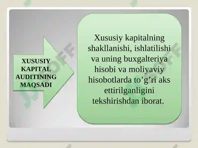 Xususiy Kapital Audit 8