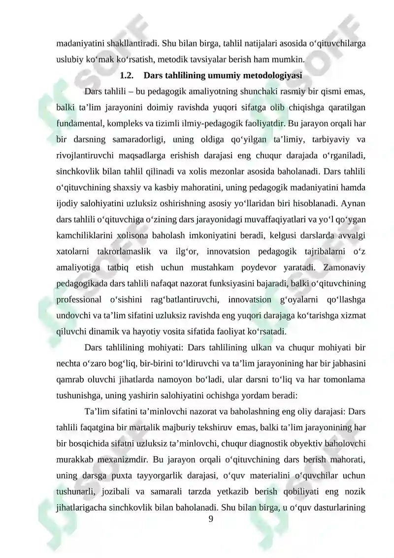 DARSLARNI TAHLIL ETISH TURLARI VA METODIKASI 8
