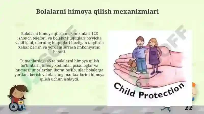 Bolalarni shafqatsizlikdan himoya qilish 8