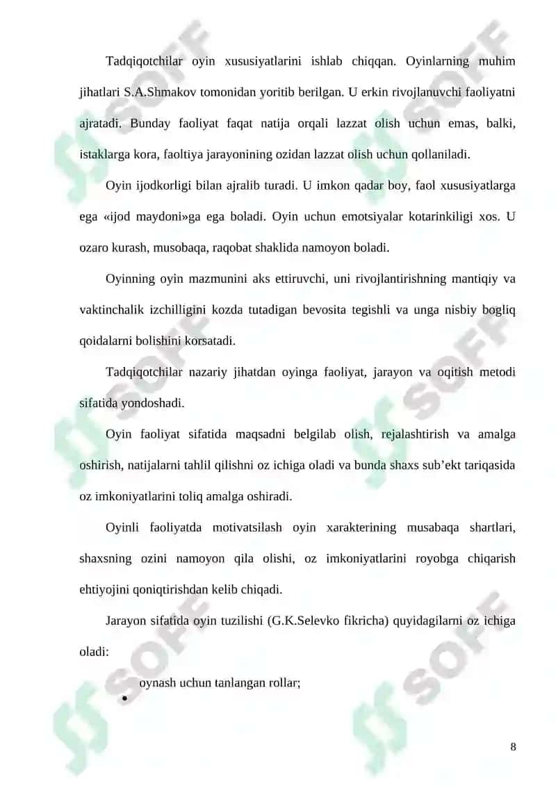 Oʼyin texnologiyalari va ulardan  huquqiy talimda foydalanish 8