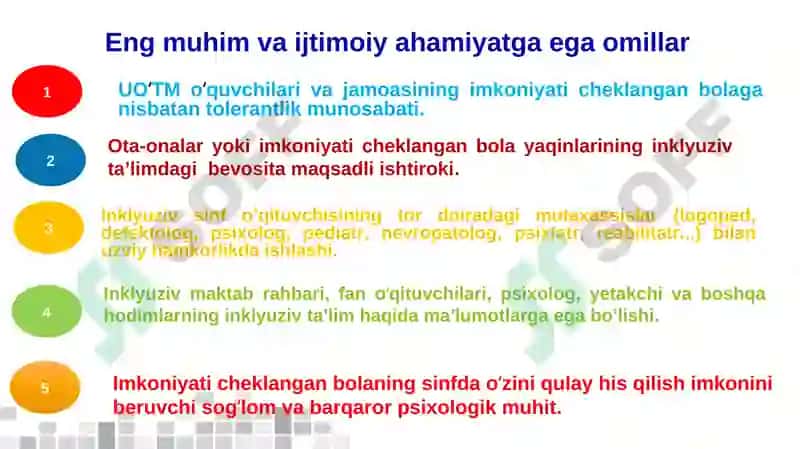 Inklyuziv ta'lim uchun maxsus ta'lim materiallari 8