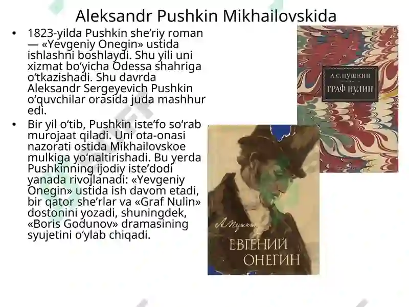 Aleksandr Sergeyevich Pushkin 8