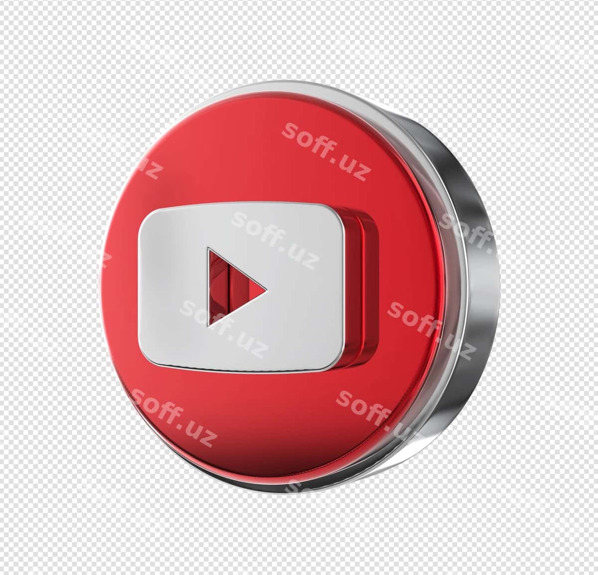 Ijtimoiy tarmoqlar Youtube 3d rendering | Social media youtube 3d rendering 1