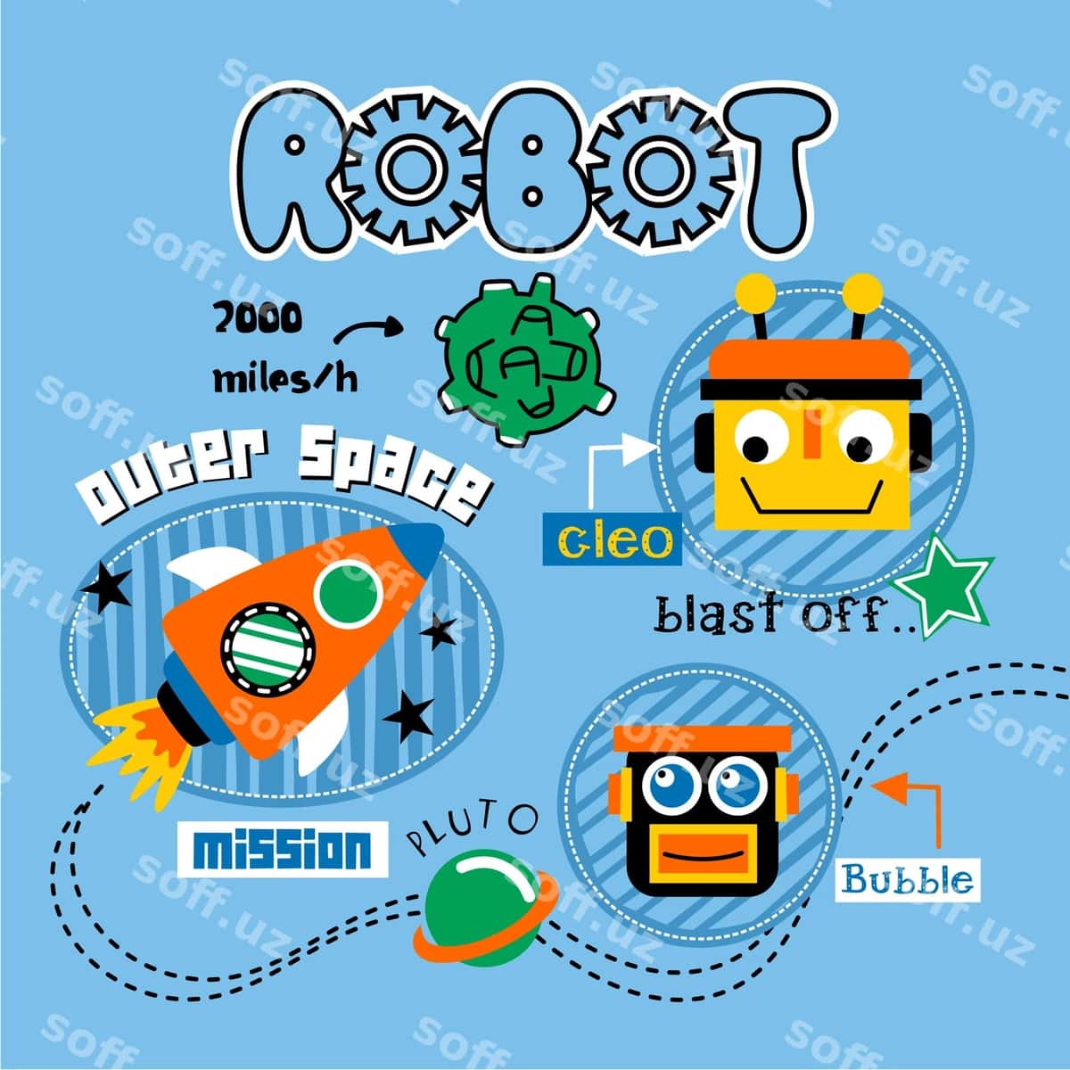 Kosmos roboti | Space robot 1