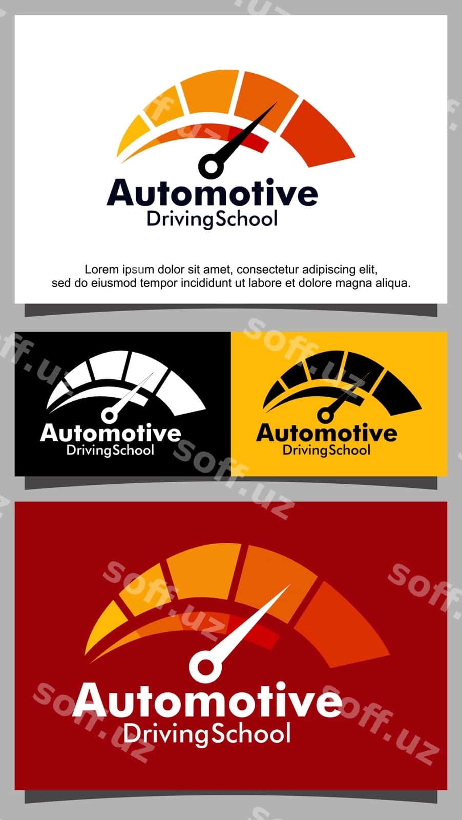 Tezlik ko'rsatkichi logotipi logotipi | Speed indicator logo template logo 1