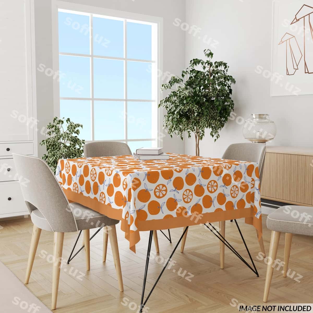 Kvadrat pvc sovga | Square pvc tablecloth 1