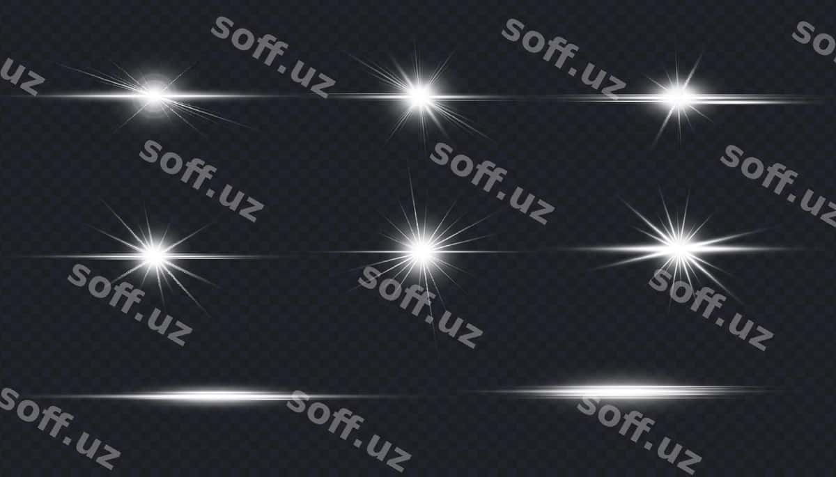 Yulduz izlari qora orqa fon | Star trails black background 1