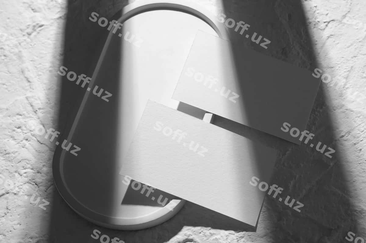 Qozoncha namuna gips teksturasi | Stationery mockup plaster texture 1