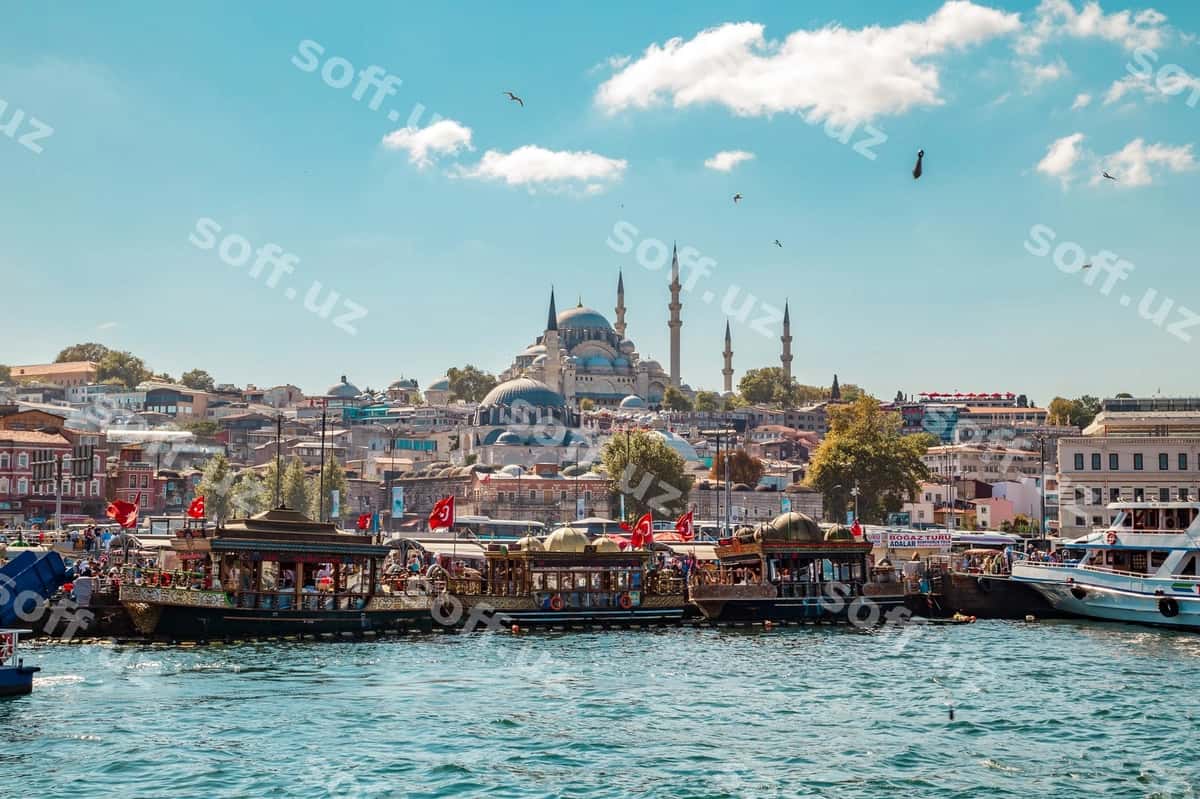 Boğaz bosforu sulaymoniye masjidi | Strait bosphorus suleymaniye mosque 1