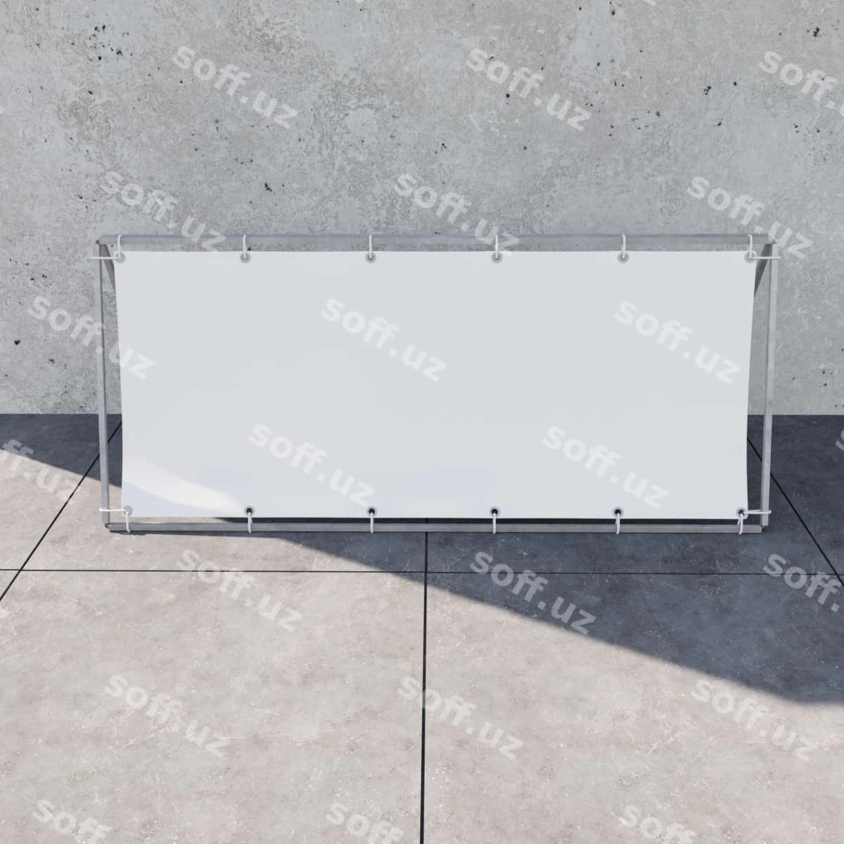 Ko'cha bannerining maketi dizayni | Street banner mockup design 1