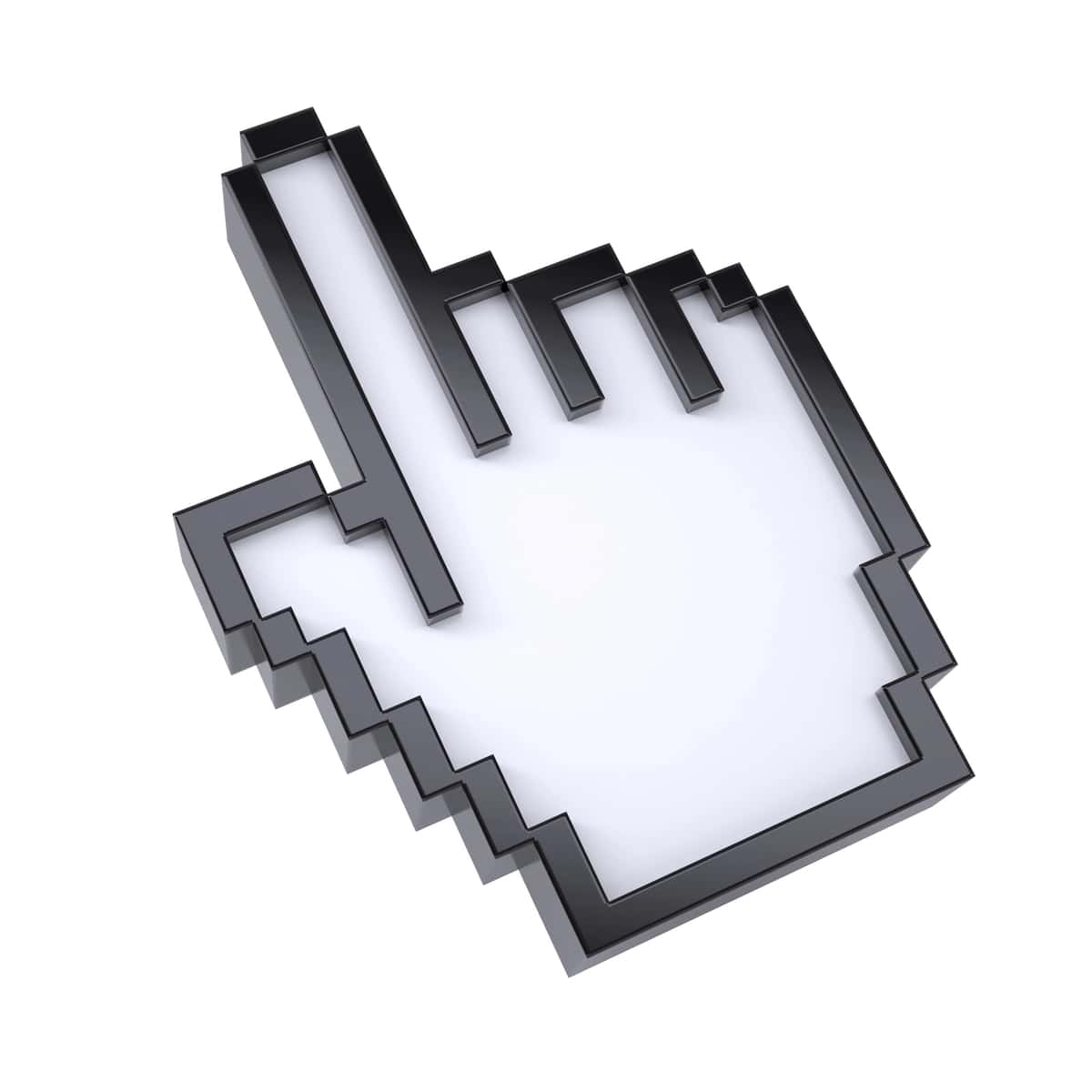 Stillashtirilgan qo'l ko'rsatkichi | Stylized hand pointer 1