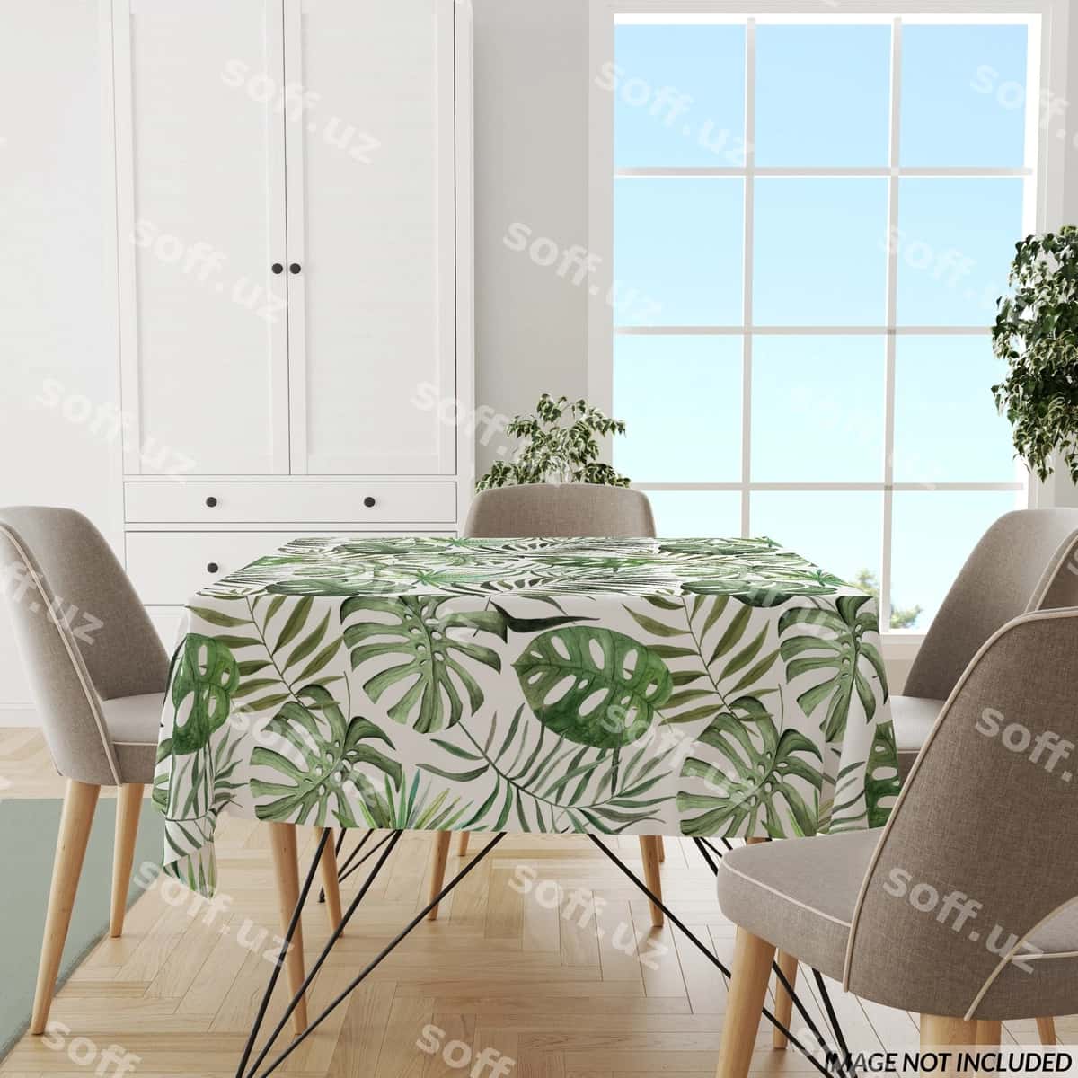 Stol ipmati namunasi | Tablecloth mockup 1