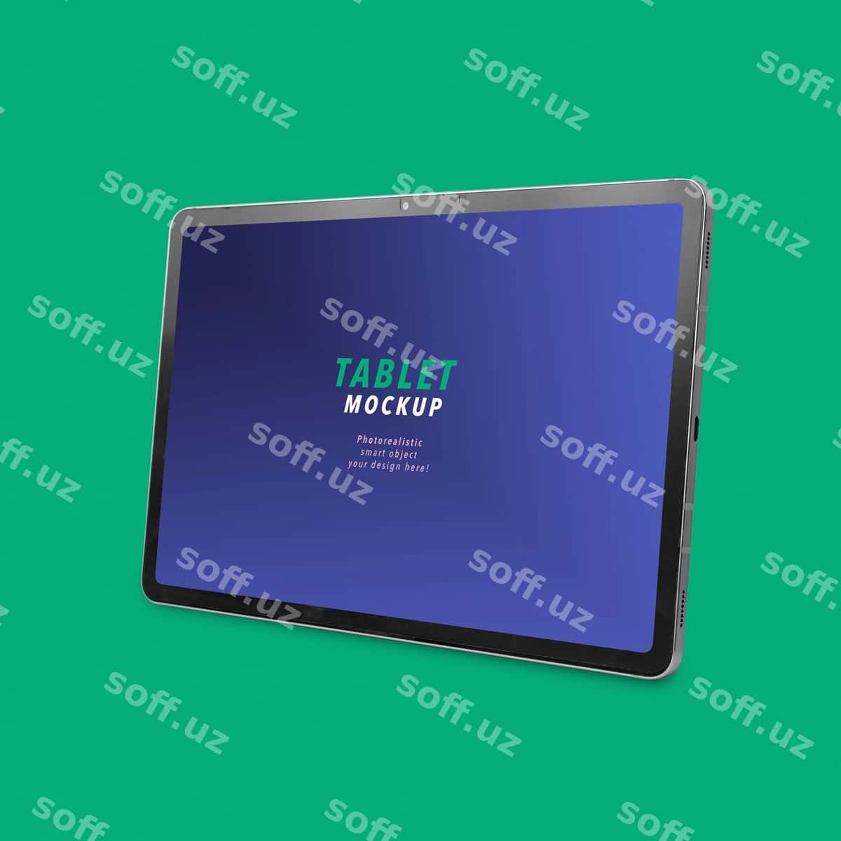 Plansheta kompyuteri mockup PSD fayli | Tablet computer mockup psd file 1