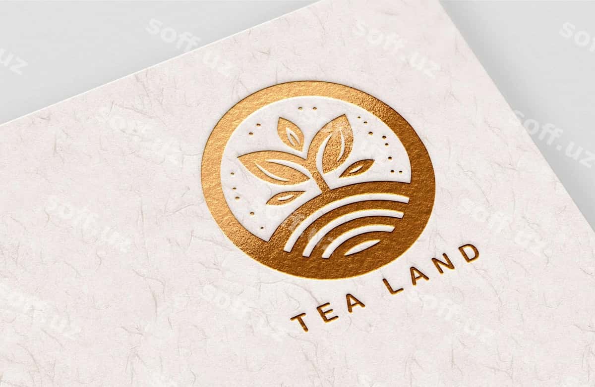 Choy erlari logotipi dizayni | Tea land logo design 1
