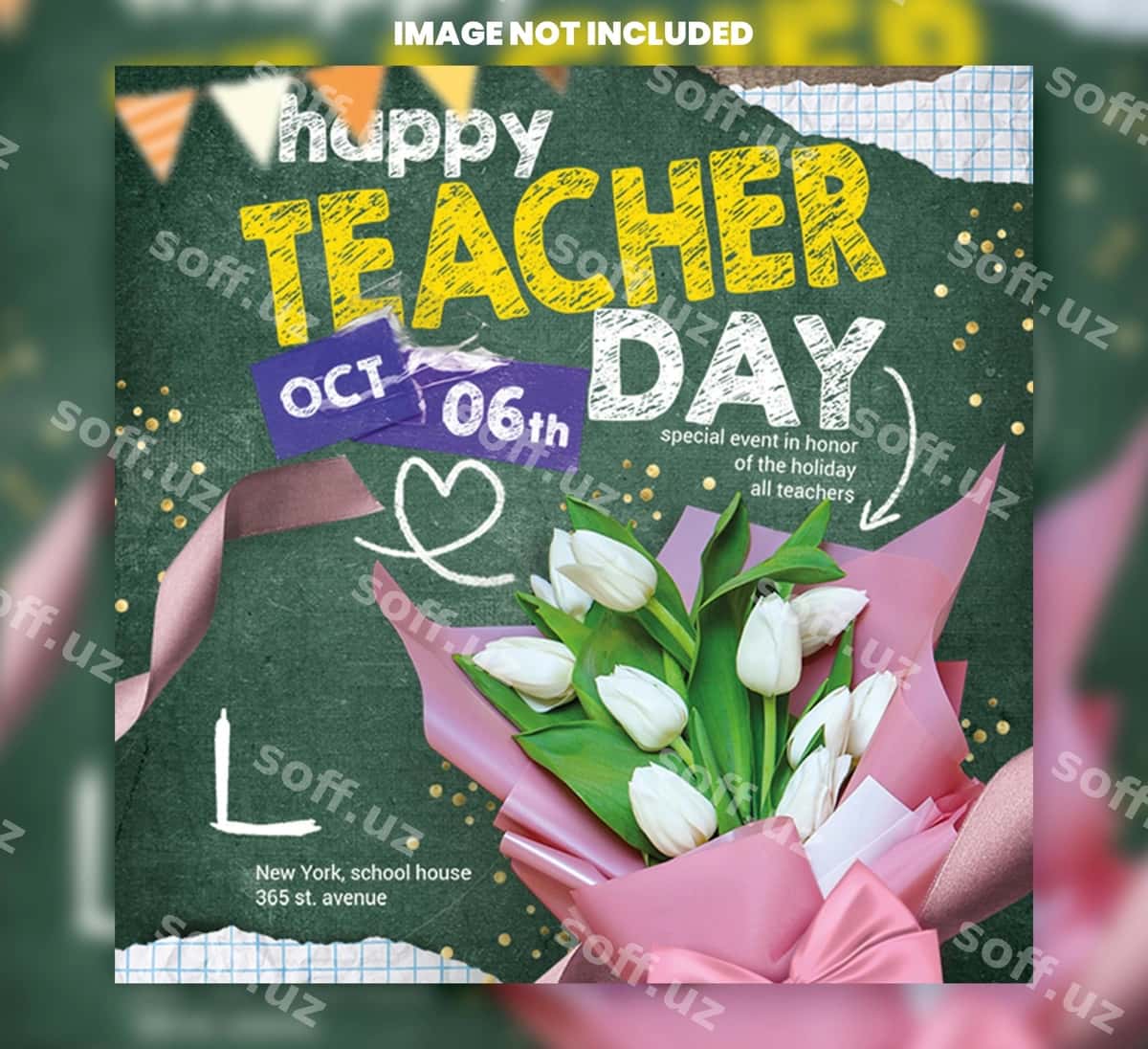 O'qituvchilar kuni plakat | Teachers day poster 1