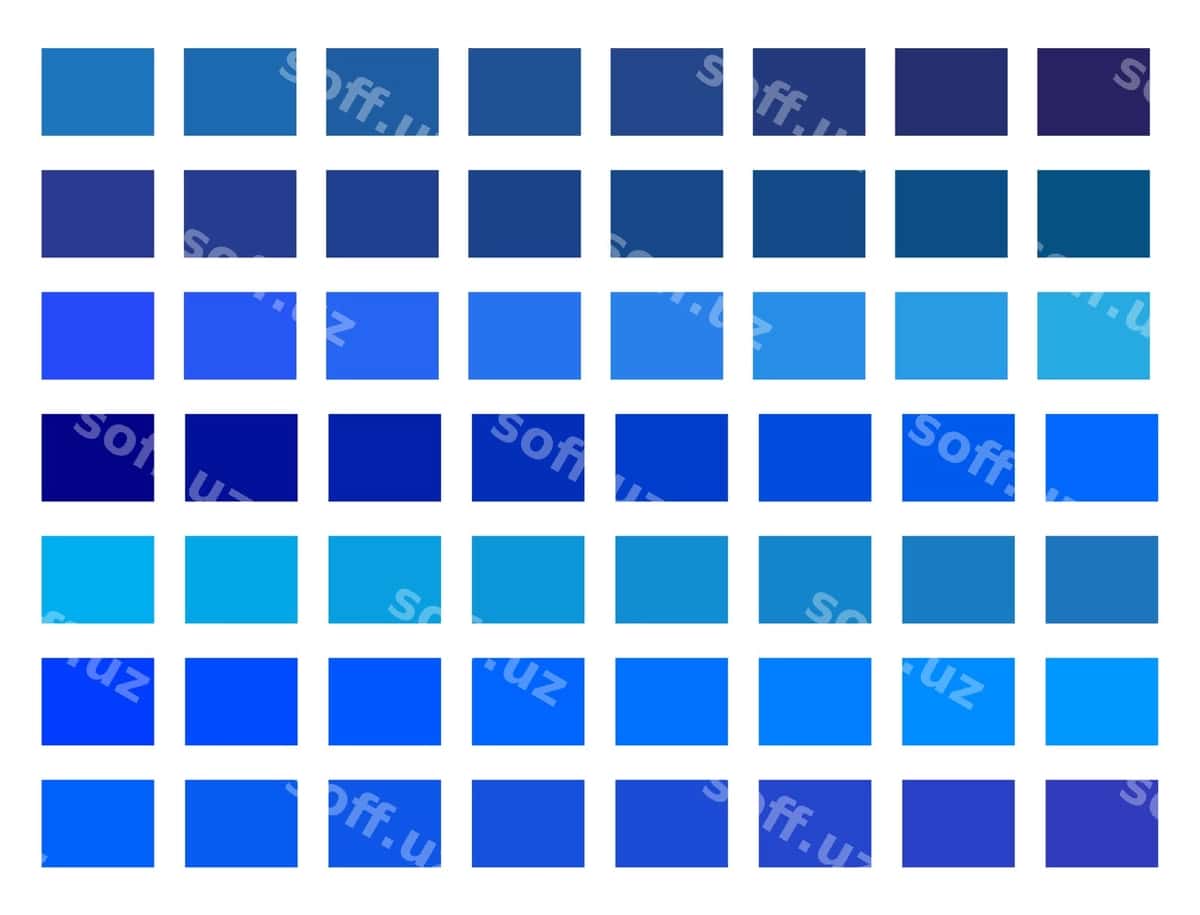 Texnologiya rang palitrasi to'plami | Technology colour palette collection 1