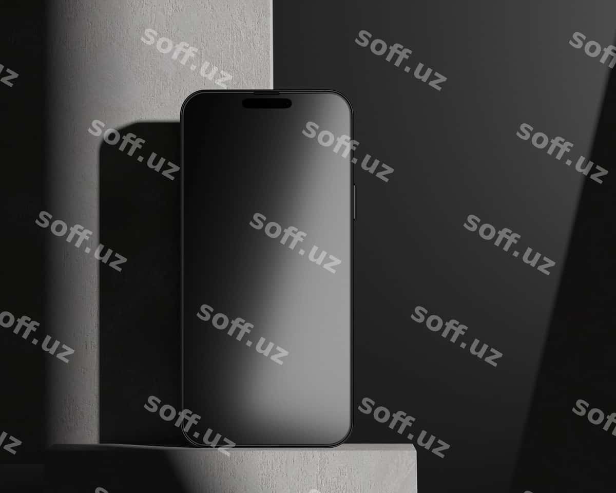 Temperlangan shisha qurilma maketi | Tempered glass device mockup 1