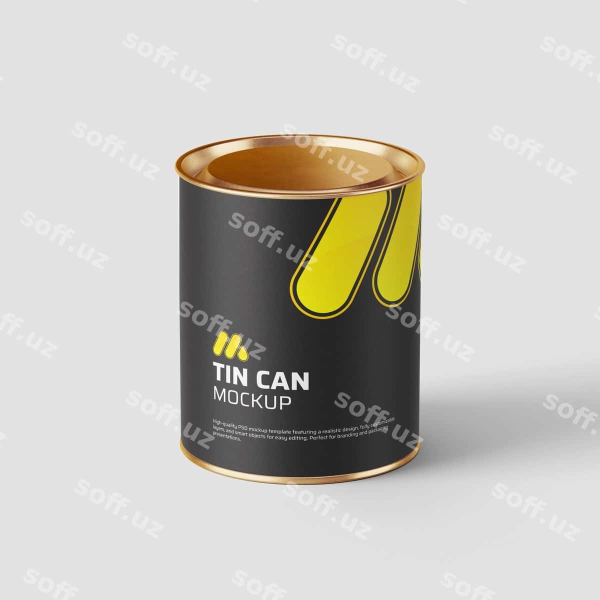 Tincho namunasi | Tin can mockup 1