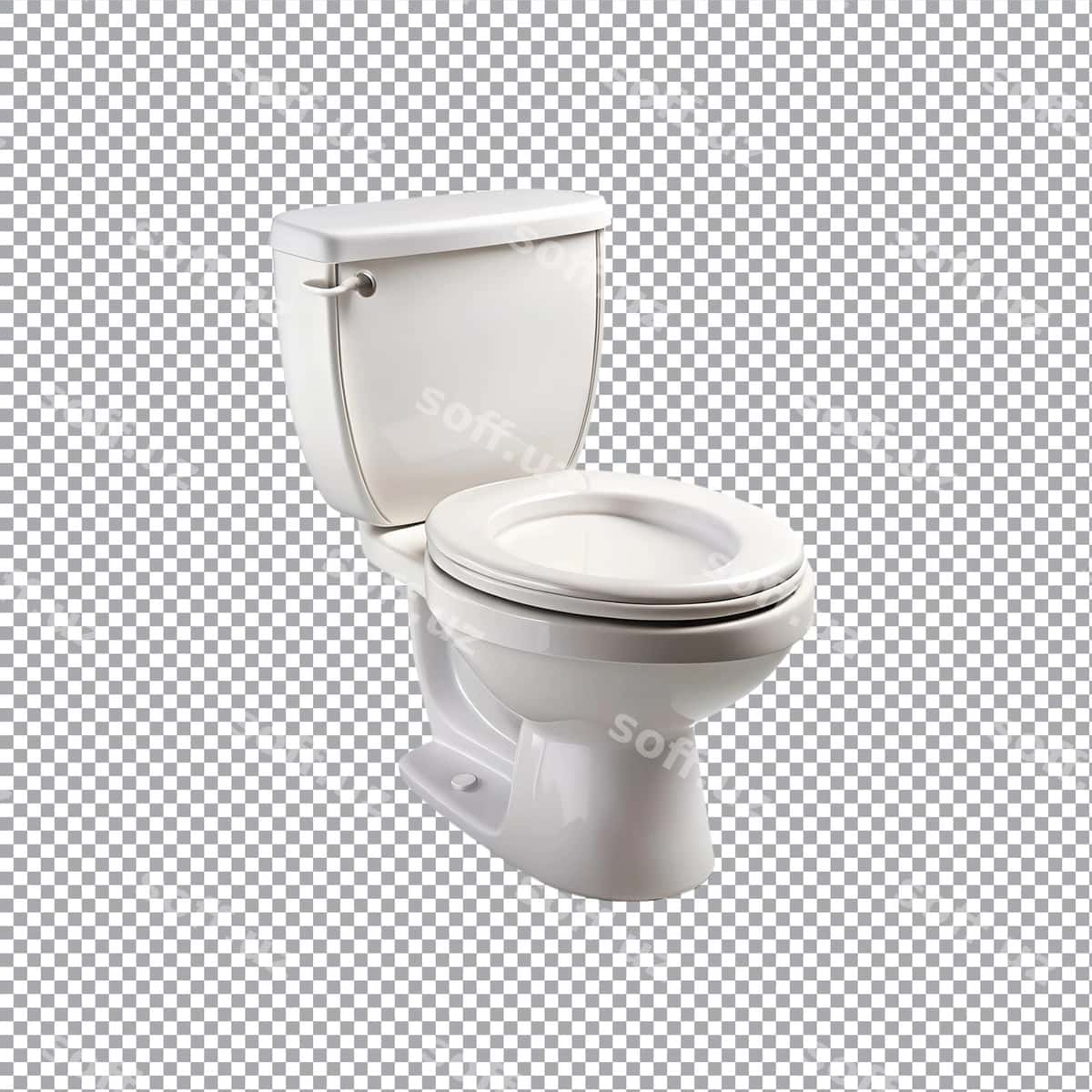 Tualet ajraltirilgan shaffof orqa fonda | Toilet isolated transparent background 1