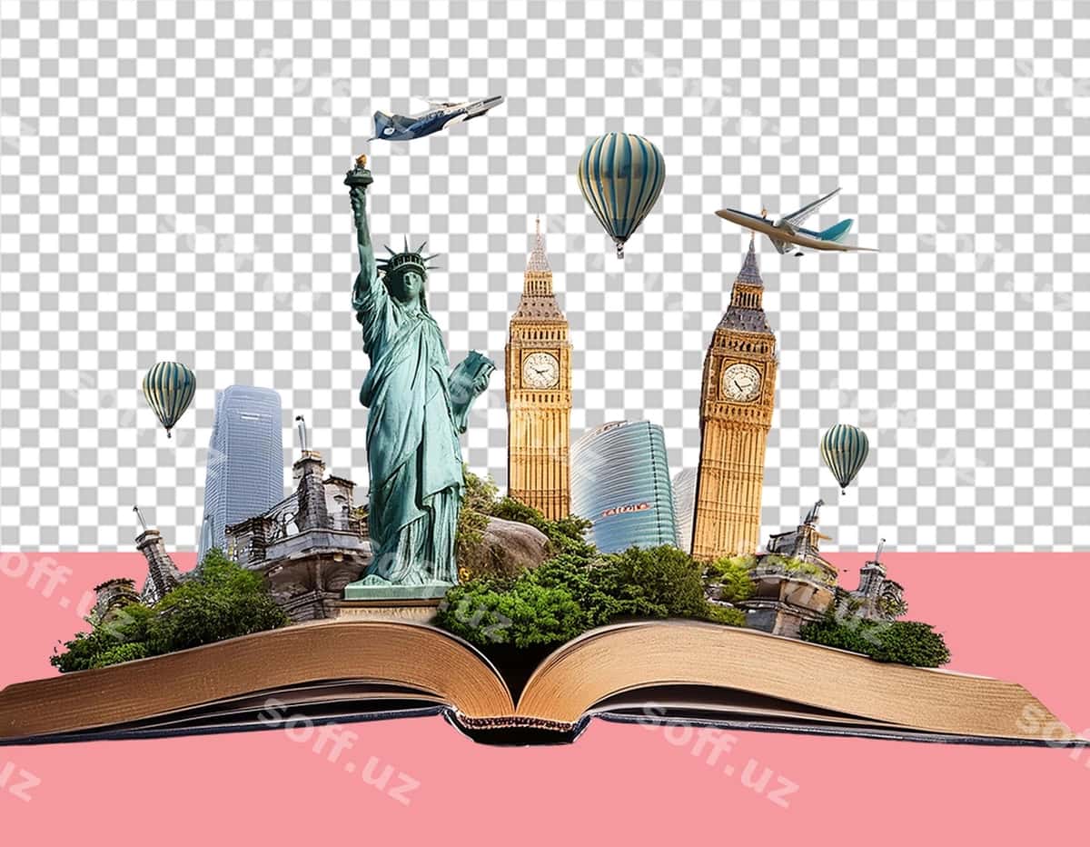 Turizm png illustratsiyasi | Tourism png ilustration 1
