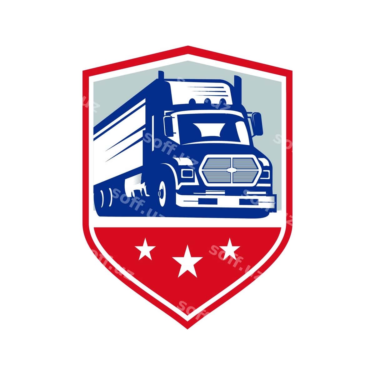 Yuk emblema logotipi | Truck emblem logo 1