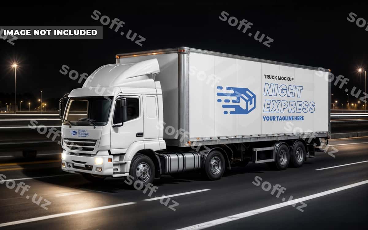 Truck mockup | Truck mockup 1