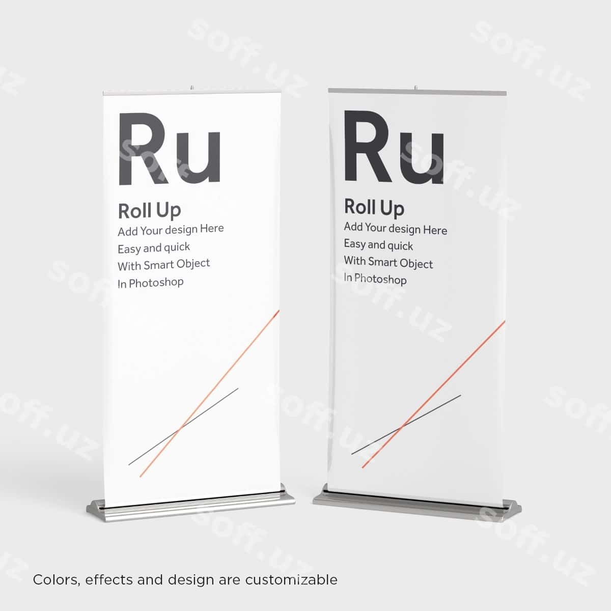 Ikki roll namuna | Two roll ups mock up 1