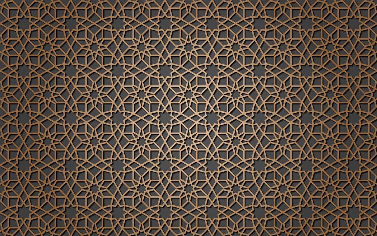 Ramazon oyidagi uzluksiz 3D islomiy naqsh arab uslubidagi vektor tasviri | Seamless 3d ramadan islamic pattern arabian style vector illustration 1