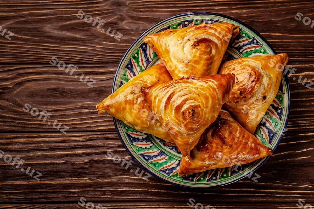 Go'shtli o'zbek samsasi | Uzbek samsa with meat 1