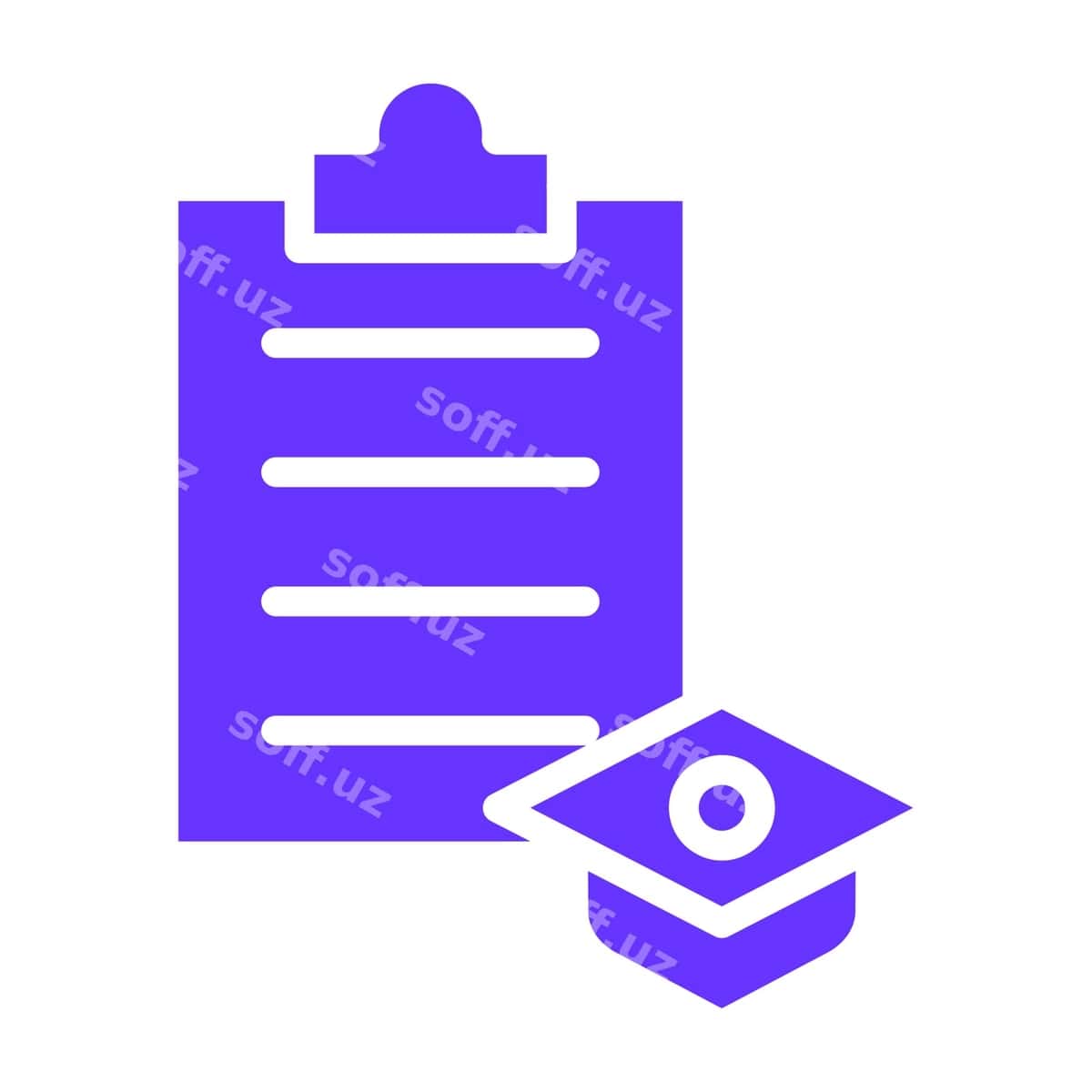 Vektor dizayn o'quv rejasi ikon uslubi | Vector design syllabus icon style 1