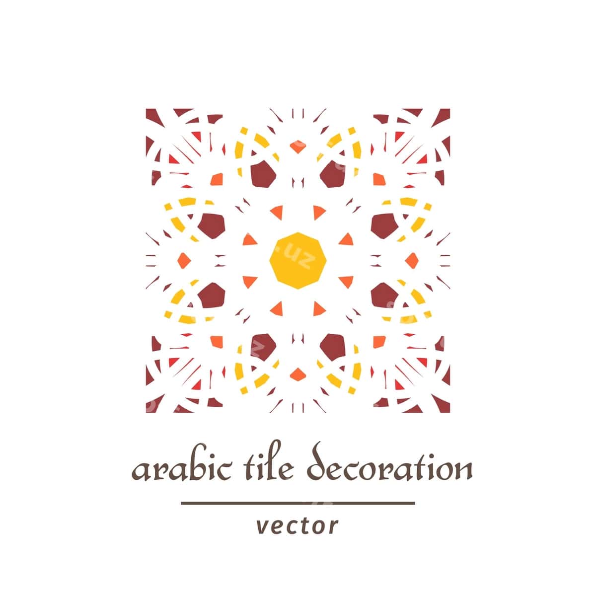 Vektor geometric naqsh namunasi | Vector geometric pattern swatch 1