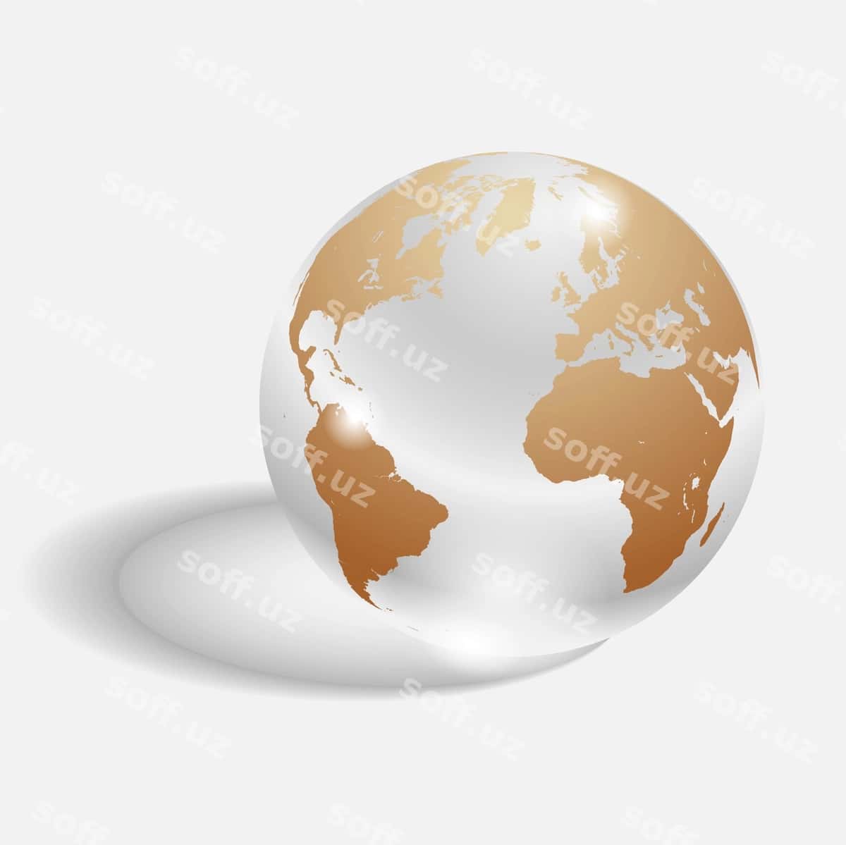 Vektor shisha shari | Vector glass globe 1
