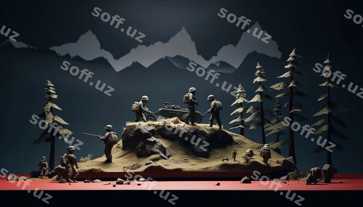 Veteran kun minimalizm diorama | Veteran day minimalism diorama 1