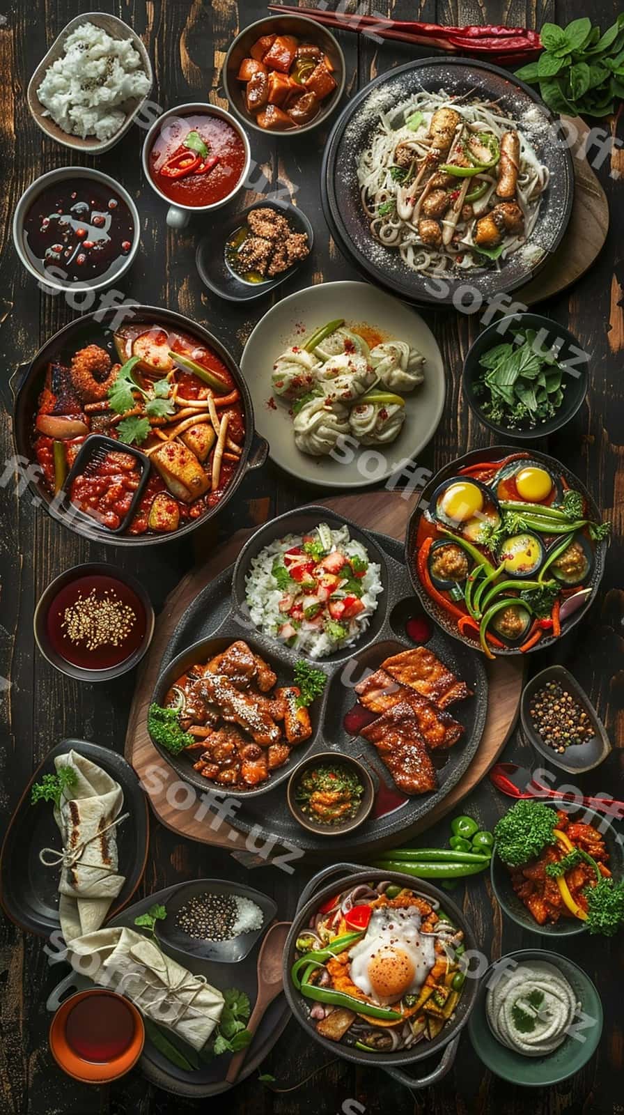 Yorqin madaniy uyg'un oshxona | Vibrant cultural fusion cuisine 1