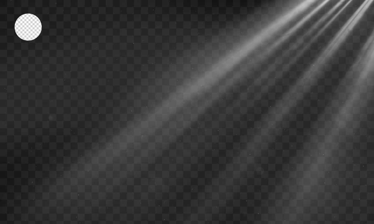 Yorug'lik chizig'i yorug'lik effekti shaffof fon | Light streak light effect spotlight transparent background 1