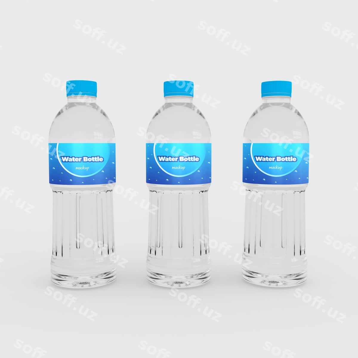 Suvoq shishasi mockup PSD | Water bottle mockup psd 1