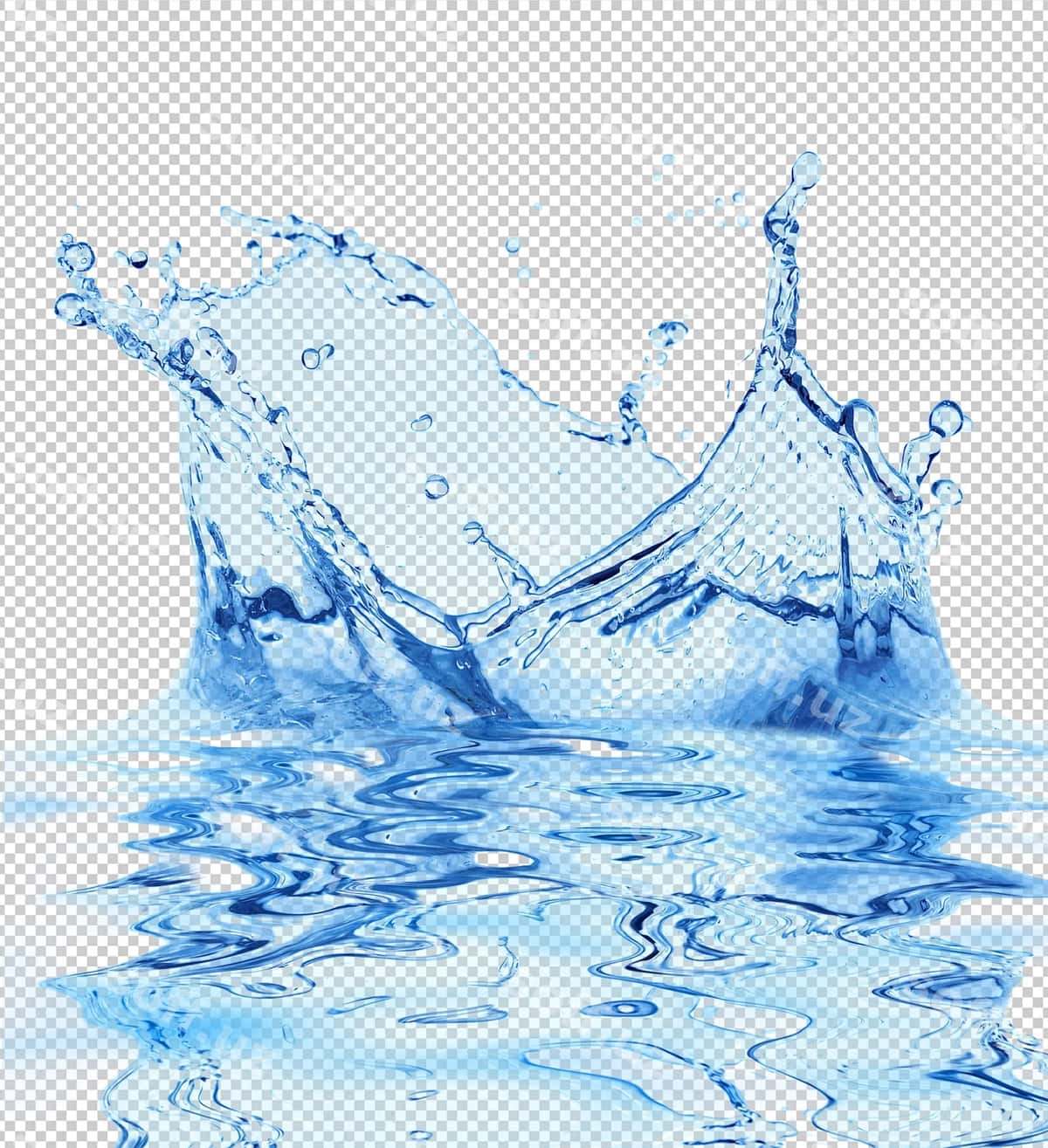 Suv chayqalishi shaffof png | Water splash transparent png 1