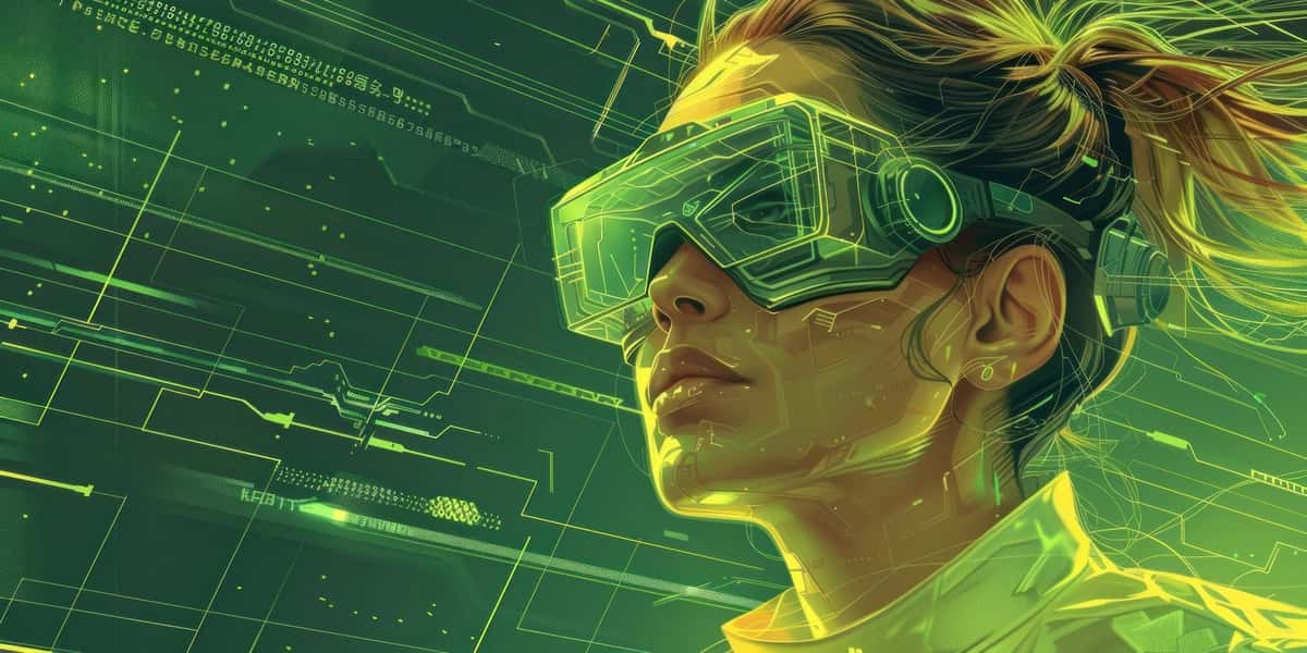 Ayollar uchun virtual reallik garniturasi | Woman virtual reality headset 1