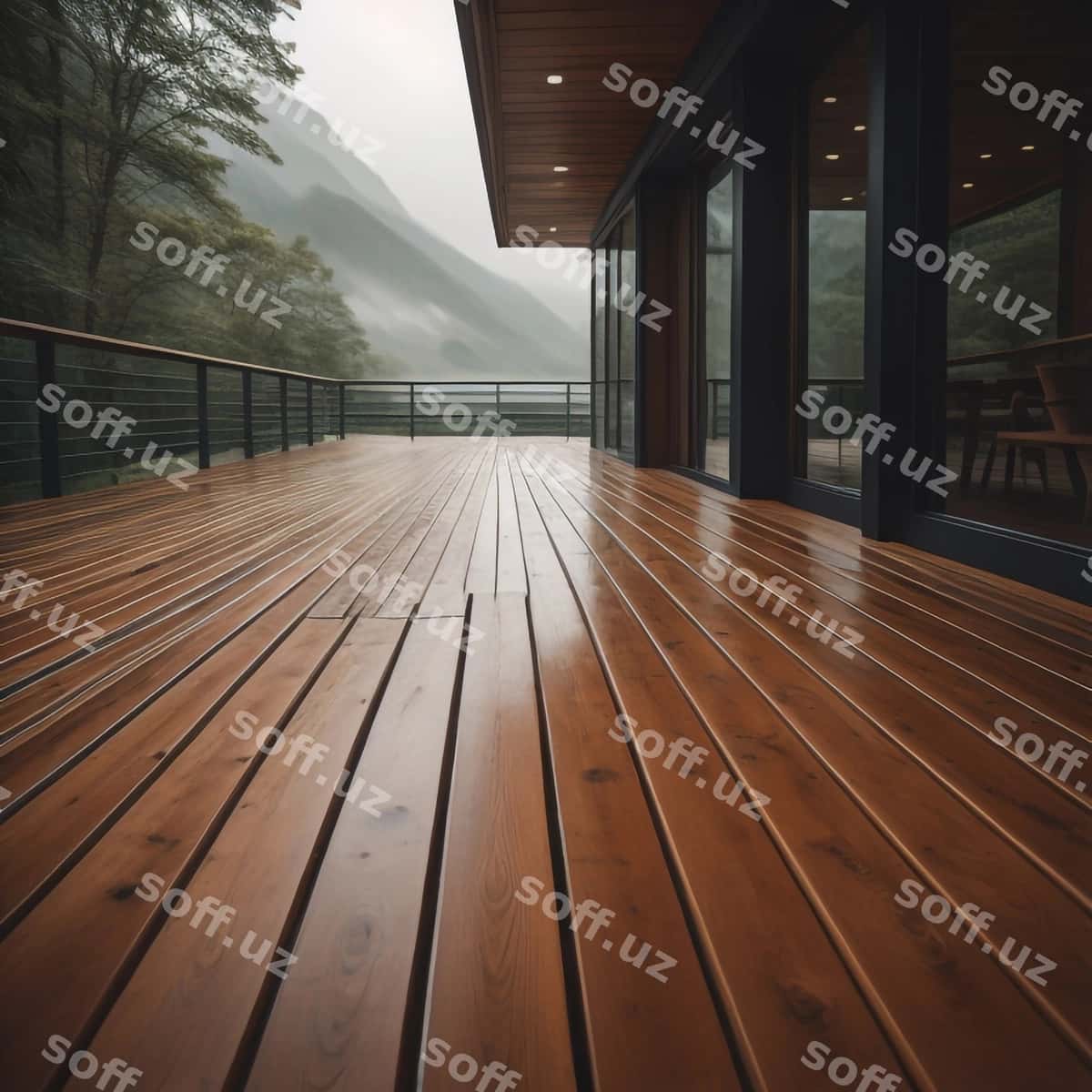Gʻismat platformasi | Wood deck 1