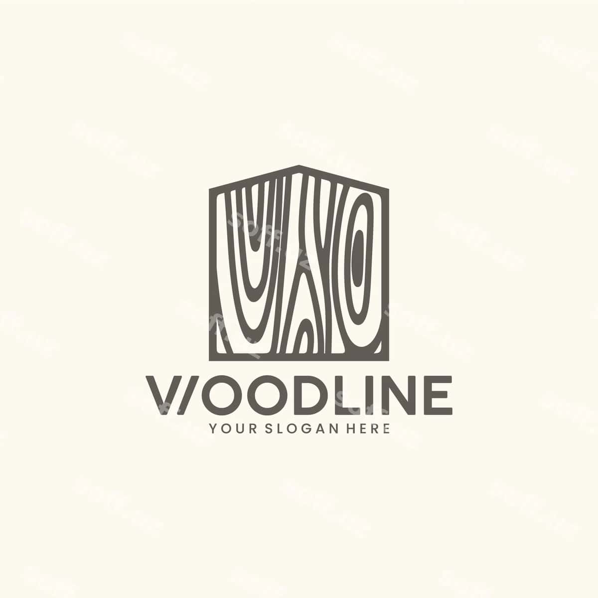 Yong‘oq uy logotipi dizayni ilhomi | Wood home logo design inspiration 1