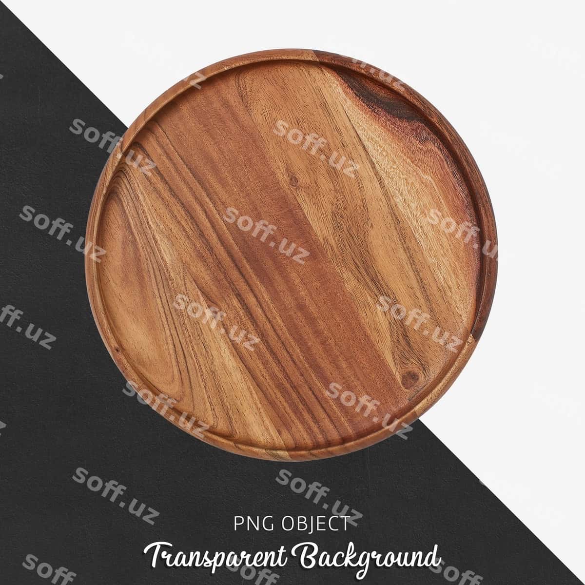 Yog'ochli servet doskasi shaffof | Wooden serving board transparent 1